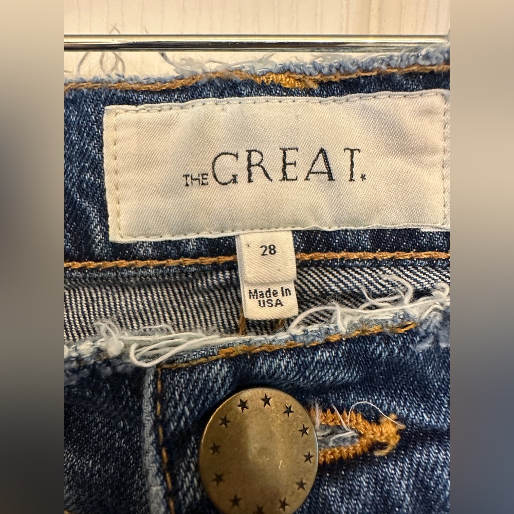 THE GREAT. “The Gent” Crop Jeans – Size 28 - Picture 3 of 6